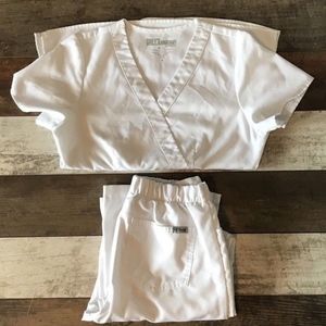 Greys Anatomy Scrub Set White by Barco Women's